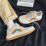 Kukombo Sneakers Women Platform Sport Shoes Kawaii Anime Spring Tennis Flat Basket Casual Vulcanize Lolita Trainers Canvas 2021 Fashion