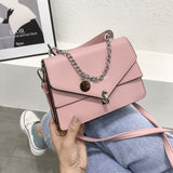 Kukombo Small Square Bags for Women Handbag Tote 2022 Pu Leather Chains Shoulder Crossbody Bag Casual Wild Female Handbags Travel Totes