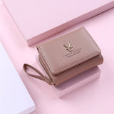Kukombo 2022 New Fashion Women's Wallet Short Women Coin Purse Wallets For Woman Card Holder Small Ladies Wallet Female Hasp Mini Clutch