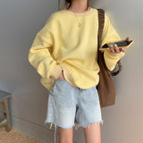 Christmas Gift New 2021 Spring Autumn Women Sweatshirts Pullovers Oversized Fashionable Korean Pop Jumper Thicken Lady Tops SS1293