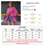 Kukombo Autumn Loose Pink Office Women Shirt 2022 Elegant Long Sleeve Fashion Blouses Cotton Streetwear Solid Shirts Top Female