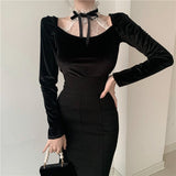 Graduation Gift Big Sale Long Sleeve Retro Slim Tops Women Lace Design Korean Fashion Black Vintage Blouse Office Lady Evening Party Clothing 2023 Autumn