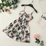 Christmas Gift Marwin New Coming Off Shoulder Ruffle Dot summer Dress women white strap chiffon beach Boho party sexy dresses vestido furits