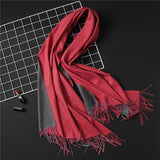 Christmas Gift Hot 2021 Winter Scarf Double Side Women's Scarves Fashion Warm And Soft Cashmere Scarf Lady Shawls Pashmina Foulard Tassel