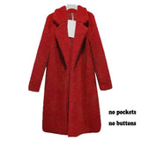 Christmas Gift 2021 Autumn Long Winter Coat Woman Faux Fur Coat Women Warm Ladies Fur Teddy Jacket Female Plush Teddy Coat  Outwear