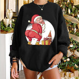 Christmas Gift Christmas tops pullover  women's jacket streetwear pullover sweatshirt vintage 2021 women clothing oversized sweatshirts y2k met