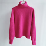 Christmas Gift 2021 Sexy Deep v-neck Sweater Off Shoulder Sweater Green White Knitted Tops Korean Winter Clothes