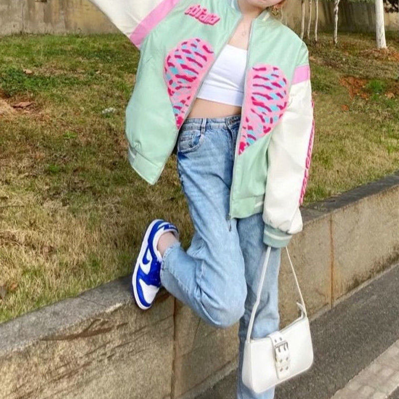 Kukombo Kawaii Heart Anime Hoodies Zipper Print Cardigan Jacket Harajuku Korean Funny Cute Sweatshirt Alt Girl Y2K Fleece Hoodie Jackets220920