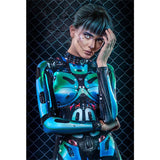 Halloween Kukombo Adult Halloween Costumes Women Sexy Gothic Jumpsuit Robot Cosplay Costume Science Fiction Modern Machine Female Tight Rompers