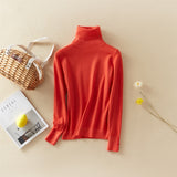 Christmas Gift Marwin New-Coming Winter Tops Solid Button Turn-down Collar Pullovers Female Thick Turtleneck Knitted High Street  Women Sweater