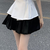 Christmas Gift 2PCS Women Summer 2021 Blazer Coat + Short Skirts Sets Elegant Short Sleeve OL Suits Korean Ladies Clothing Set Female 9397#