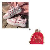 Kukombo Women's Sports Shoes White Kawaii Female Sneakers Casual Spring Autumn Basket Tennis Platform Flat Running Vulcanize Lolita 2023