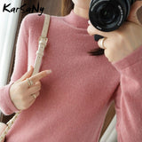 Christmas Gift Women's Turtleneck Sweater Winter Clothes Women Warm Fluffy Women's Jumper Sweaters For Women Turtleneck Woman Sweater Knit Top