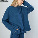 Christmas Gift Autumn Winter O-NECK oversize thick Sweater pullovers Women 2021 loose cashmere  turtleneck Sweater Pullover female Long Sleeve