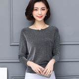 Christmas Gift Elegant Fashion Elegant Shiny Sequin Blouse Classic Black Blue Shine Women Blouse Plus Size Glitter Shirt Tops Tunic Women 15841