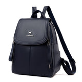 Kukombo Winter Women Leather Backpacks Fashion Shoulder Bags Female Backpack Ladies Travel Backpack New Mochilas School Bags For Women