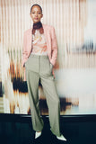 Kukombo Korean Loose Pink Blazer Coat Women Office Lady Blazer Jacket Female Casual Work Elegant Outwear Spring  OL