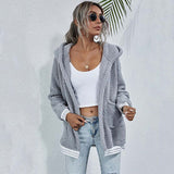 Christmas Gift 2021 Autumn Faux Fur Coat Women Winter Teddy Coat Female Fur Jacket Ladies Hooded Fluffy Teddy Jacket For Women