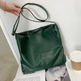 Kukombo Women's Bag Hobos Tote New High Quality Soft Pu Leather Shoulder Crossbody Bags for Women Big Black Female Shopper Tote Handbag