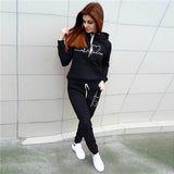 Two Piece Set Women Hoodies and Pants Female Tracksuit Hooded Sweatshirt Causal Autumn Spring Outfits Suit Clothes Size S-4XL