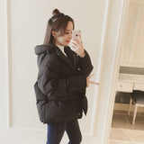 Christmas Gift Winter Down Padded Jacket Women's Short Korean Style Loose Bread Coat Cotton Jacket Small Padded Jacket Tide Winter Clothes