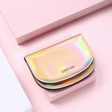 Kukombo 2022 New Fashion Laser Women Wallet Girl Coin Purse
