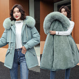 Christmas Gift Cotton padded clothes Korean loose cotton padded jacket 2021 new Parker coat women's winter short thickened zipper tooling coat