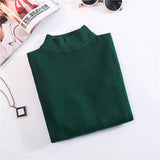 Christmas Gift Marwin New-coming Autumn Winter Tops Turtleneck Pullovers Sweaters Primer shirt long sleeve Short Korean Slim-fit tight sweater