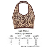 Kukombo Streetwear Fashion Striped Halter Knitted Vest For Women Sexy Backless Slim Outfits Female Tank Tops Autumn Ladies