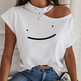 2022 New Summer Fashion Shirt Lips Short Sleeve  T Shirt Women Tops Base O-neckBlack Tees Kiss Leopard Lip Funny Girls