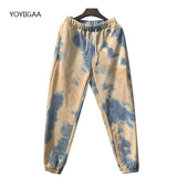 Christmas Gift Tie Dye Autumn Winter 2 Piece Set Women Hoodies Pants Printed Sportswear Suits Thicken Warm Ladies Girls Hoodie Sets Tracksuits