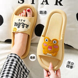 Flip Flops Kawaii Beach Shoes Women Summer Slippers Sandals Flat Cartoons Rubber Slides Bathroom Bedroom House Anime Soft Casual