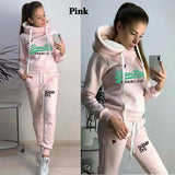 Tracksuit Women 2021 Two Piece Set Women Pullover Hoodies and Jogger Pants Casual Tracksuit Female Sweatshirts Outfits Suits