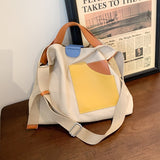 Kukombo Large Capacity Canvas Women's Bag Female Big Crossbody Shoulder Bags Shopper 2022 Fashion Casual Travel Handbags Women Tote