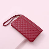 Kukombo New 2022 Women Wallet Fashion Card Phone Storage Bag Long PU Leather Wallets Zipper Handbag Coin Purse