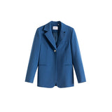 Kukombo Casual Blazer Suit Sets Women Office Elegant Yellow Jacket Pants Suit Spring Oversize Blazer Female Suit