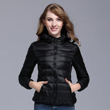 Christmas Gift Winter down jacket women coat warm Ultralight Hooded Jackets Long Sleeve Parka quilted coats Body warmer puffer jacket oversize