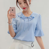 Kukombo Clearance In Stock Lowest Price Women Blouses & Shirts Summer Shirt New Fashion Slim Korean Office Long Sleeve Shirts Top