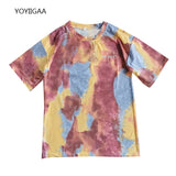 Christmas Gift Tie Dye Printed Women Tshirt and Shorts Sets Summer Fashion Female Tshirt Shorts Two Piece Set Casual Ladies Sports Tracksuits
