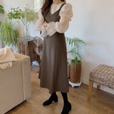 Christmas Gift New S Xl Spring Autumn 2 Piece Suit Sleeveless Vintage Women Dresses Female Girls Dress Suits Robe Femme Vestido Sell Separately