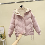 Christmas Gift 2021 Women Winter Warm Thick Hooded Cotton Down Jacket Newest Long Padded Parka For Women Oversize 3XL Winter Loose Cotton Coat