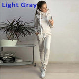 Tracksuit Women 2021 Two Piece Set Women Pullover Hoodies and Jogger Pants Casual Tracksuit Female Sweatshirts Outfits Suits