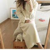 Christmas Gift Knitted Dresses Fall Warm Sweater Women Dress Winter Long Sweaters Long Loose Maxi Oversize Lady Dresses Bodycon Robe Vestidos-A
