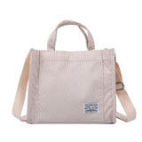 Kukombo  Luxury Designer Handbag Corduroy Ladies Bag 2022 New Trend Single Shoulder Bag Solid Color Buckle Messenger Bag Small Square Bag