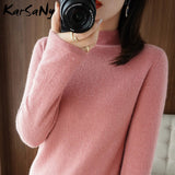 Christmas Gift Women's Turtleneck Sweater Winter Clothes Women Warm Fluffy Women's Jumper Sweaters For Women Turtleneck Woman Sweater Knit Top