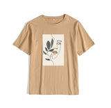 Christmas Gift Hirsionsan Gothic Graphic T Shirt Women 2021 Summer New Oversized Cotton Tees Casual Aesthetic Character Printed O Neck Tops