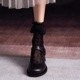 Kukombo Lolita Shoes Buckle Mary Janes Shoes Women Platform Shoes Patent PU Leather Girls Shoes Casual Shoes Loafers Thick Retro Shoes