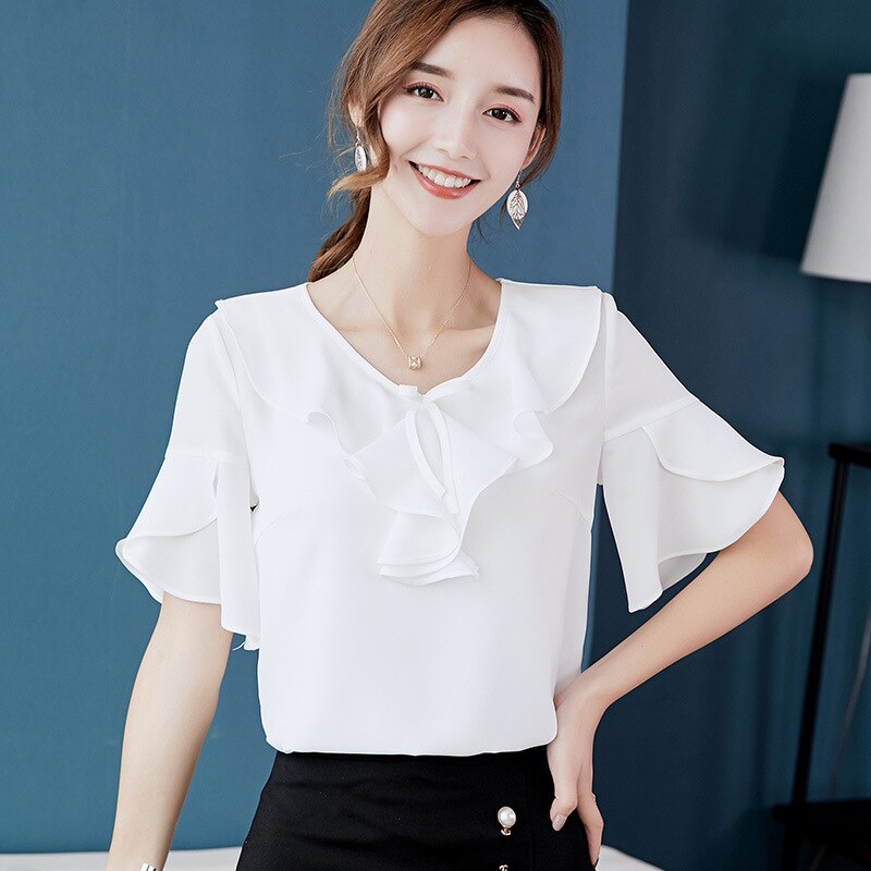 Kukombo Clearance In Stock Lowest Price Women Blouses & Shirts Summer Shirt New Fashion Slim Korean Office Long Sleeve Shirts Top