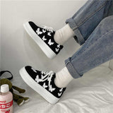 Kukombo Lolita Anime Shoes Women's Platform Sneakers Butterfly Printing Cute Sport Designer Vulcanization Tennis Female Causal