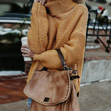Christmas Gift Autumn Winter Turtleneck Women Long Sleeve Turtle Neck Women Knitted Green Sweater Women's Jumper Pullovers Sweaters for women